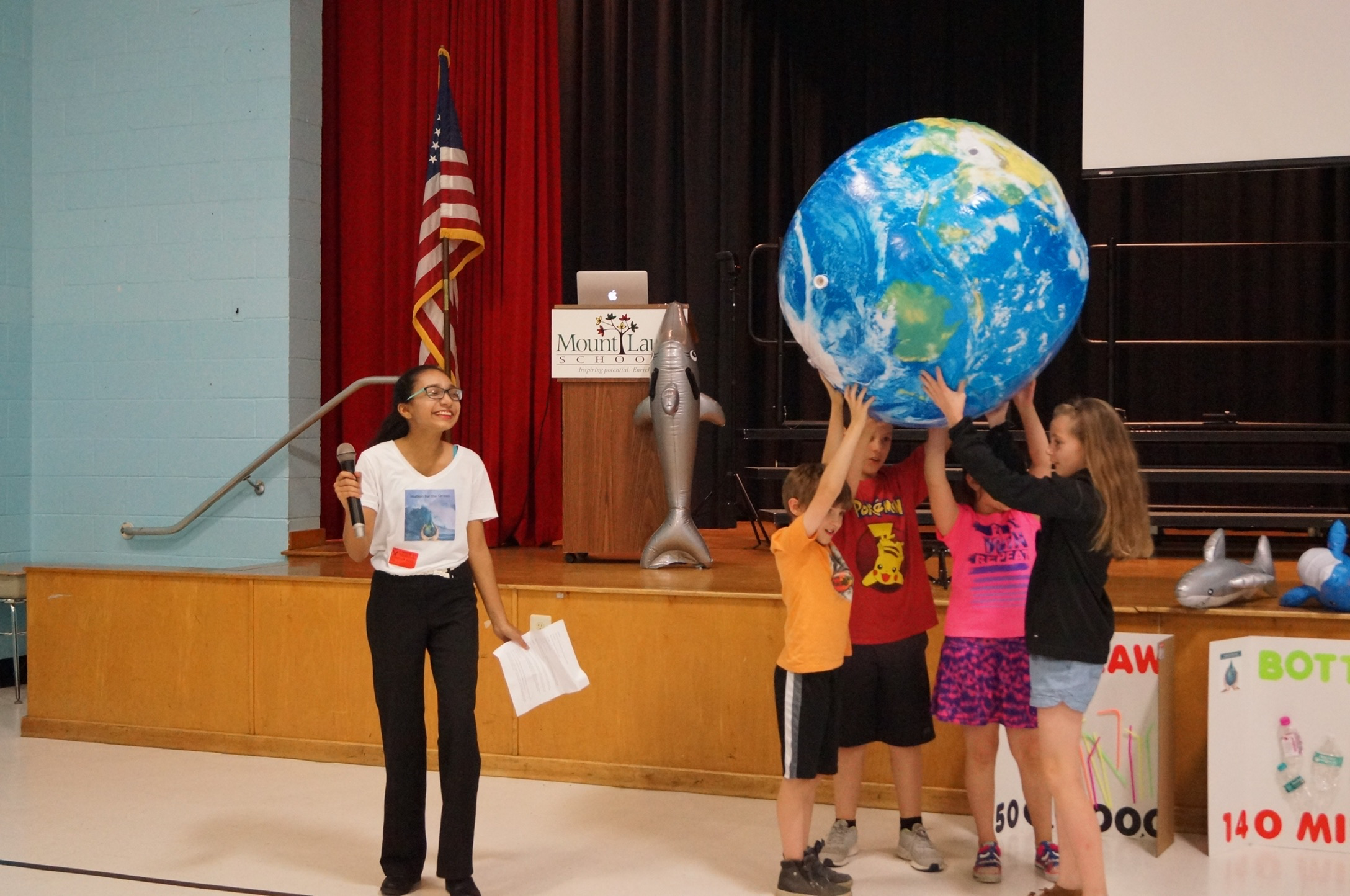 I held school assemblies for children, reflecting my long-standing commitment to ocean education and advocacy