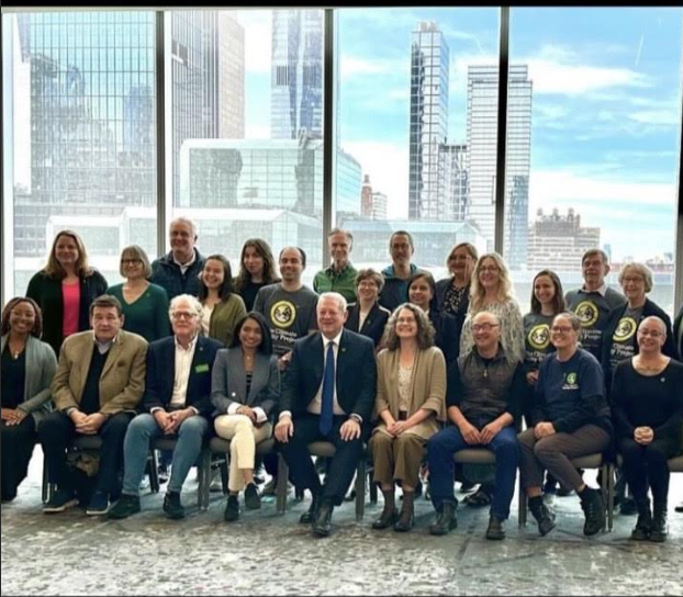I am with Al Gore and fellow Climate Reality leaders at a Climate Reality Project gathering
